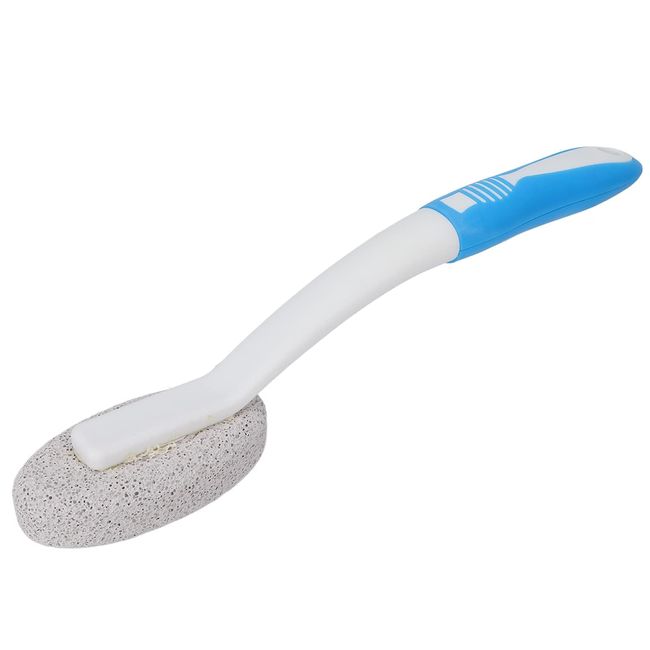 Pumice Stone Cleansing Brush, Toilet Ring Remover Cleanser Brush with Handle Dirt and Hard Water Ring Remover Rust Grill Griddle Cleanser for Home Sink Pool Bathroom Kitchen