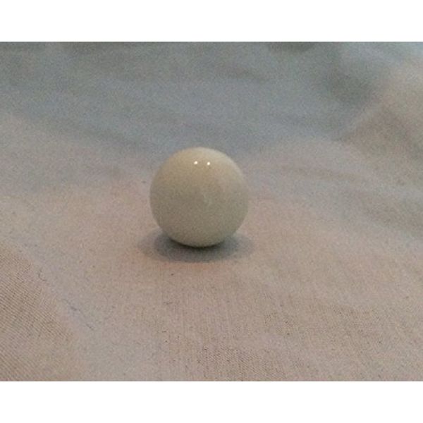 10 pack Mega Marbles Opaque White 14mm or 9/16" Marbles