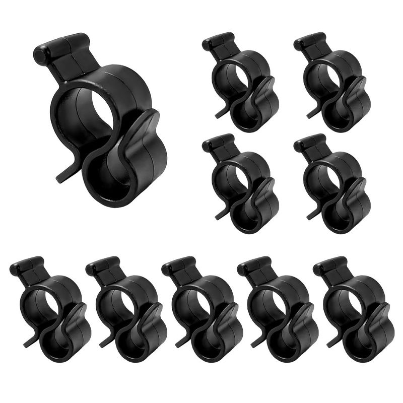 Wevdn 10 PCS Rope Light Awning Clip, Durable Plastic S Clip Hook Slides ...