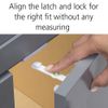 12 Adhesive Magnetic Latches for Cabinets - Quick Install Childproof Solution