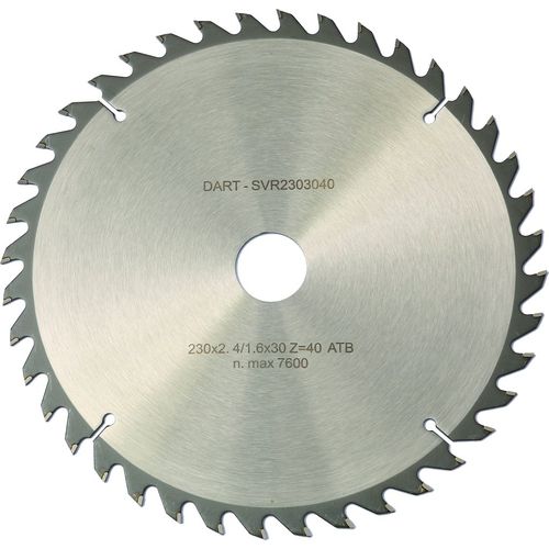 DART SVR1903024 Circular Saw Blades, Silver