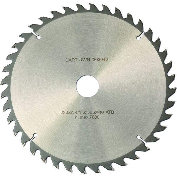 DART SVR1903024 Circular Saw Blades, Silver