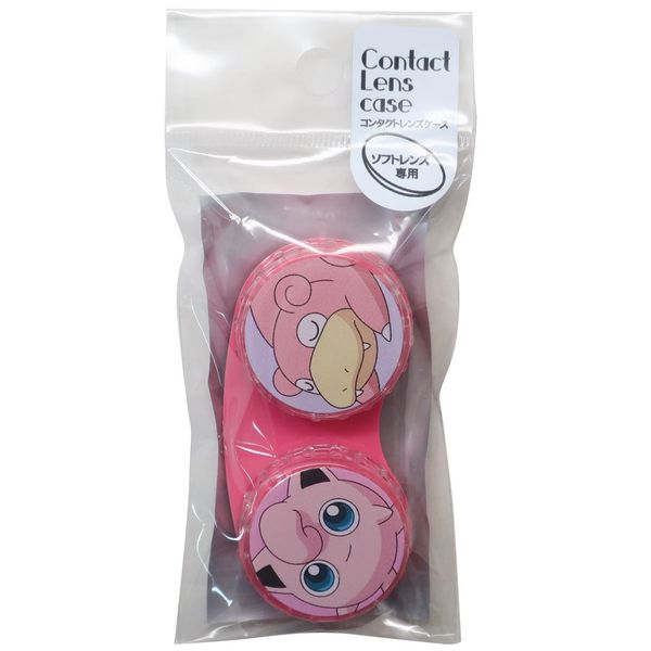 Pokemon contact lens case, contact lens supplies, Jigglypuff &amp; Slowpoke, Pocket Monsters, Shobido, Made in Japan, Travel goods, Present, Character goods, Mail order available, Cinema collection, Boys, Girls, Gift