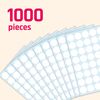 1000 Pieces, 25mm - White Dot Stickers, Round Circle Sticky Dots Labels