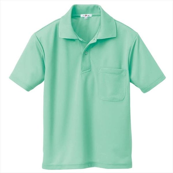 AITOZ #AZ-10579 Sweat Absorbing and Quick Drying (Cool Comfort) Short Sleeve Polo Shirt [Dry] #AZ-10579 Mint Green, 6L