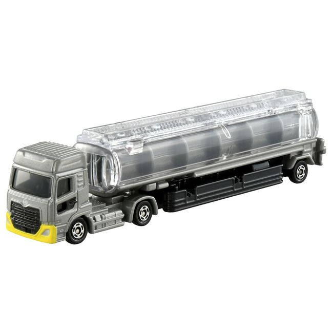 Takara Tomy Tomica Long Type Tomica No. 136 UD Trucks Quon Tank Truck Mini Car Toy for Ages 3 and Up