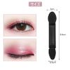 DFsucces Eyeshadow Brush, Sponge Tip, Disposable, Double Eyeshadow Brush, Portable, Convenient, Makeup, Business Trip, Travel, Portable, Commercial Use, 50 Pieces