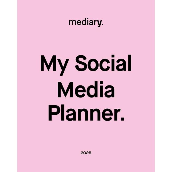 Mediary | My Social Media Planner: Millennial Pink