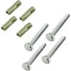 SPARES2GO Universal Lockable Steel Wall Ladder Storage Rack Brackets (2 Pairs)