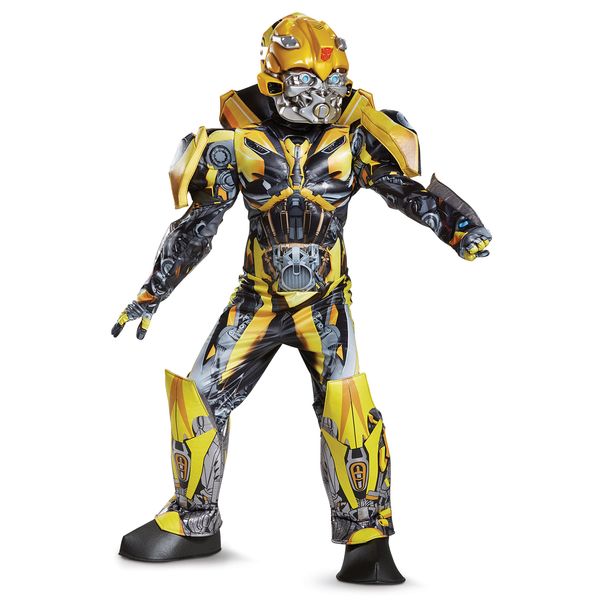 Disguise Bumblebee Movie Prestige Costume, Yellow, Small (4-6)