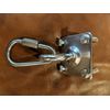 Stainless Steel Swivel Pad Eye w/locking quick link 800#