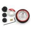 Yeah Racing YA-0626RD Aluminum Transmitter Steering Wheel Set Red Type B