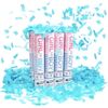 Air Compressed Celebration Cannons (2 Pack, It's a Boy Confetti Tint)