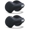 Gorgonz By 180s Men's Performance Work Gear Basic Fleece Ear Warmers (Black 2 Pack)