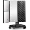 Trifold Lighted Vanity Makeup Mirror 21 Leds 1X/2X/3X Magnification Touch Screen
