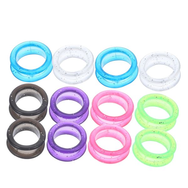 KITANDOVE 12-pack Silicone Scissor Finger Ring Inserts - Barber's Choice for Hair Shears Grips - Ideal for Dog Grooming Scissors - Hair Styling Tools - Comfortable & Soft Thumb Ring Grips -