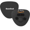 BaseGoal Softhands Foam Fielding Trainer Quik Hands Batting Baseball Infield Practice Two-Hands,2 Packs (Black)