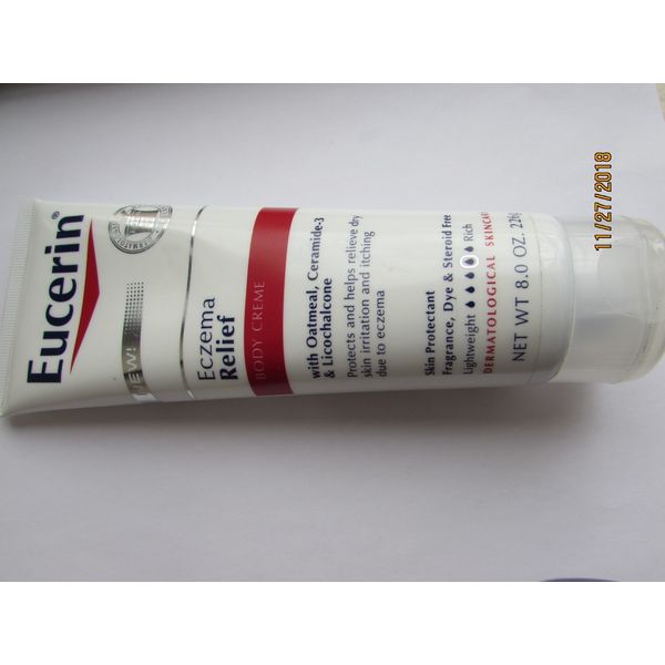 Eucerin Eczema Relief Body Creme  8 Oz 226g