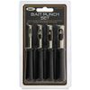 NGT Unisex's Fishing 4-Piece Bait Punch Set, Transparent, One Size