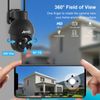 ANRAN 3MP Solar CCTV Camera Ourdoor Wireless Security Camera System WiFi Audio