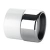 McAlpine ABS32/35G-CB Straight Chrome Plated Brass x ABS Connector, White