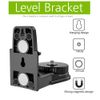 Level Bracket, L-Shape Magnetic Bracket Base for Laser Level, Multifunctional Adjustable Magnetic Pivoting Base, 360 Degree Rotation Adjustable Support Level Bracket Ceiling Mount