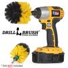 Bathroom Soap Scum Removal Power Brush Kit Small and Medium Rotary Scrub Brushes