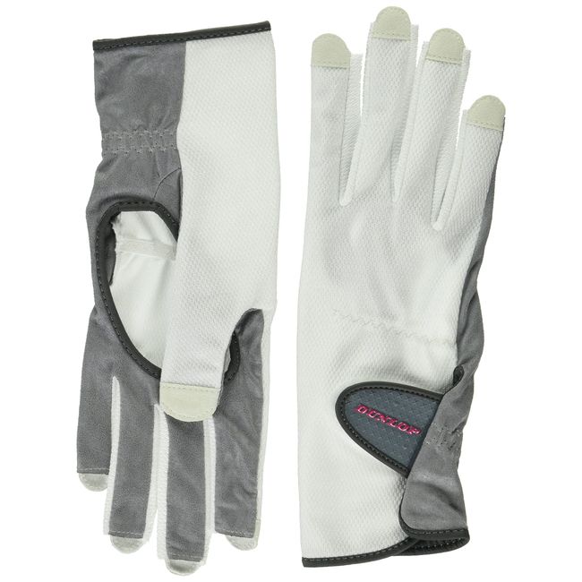 Dunlop TGG0118W Tennis Gloves Both Hands Set, White (003) S