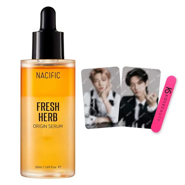 Nacific x Stray Kids Fresh Herb Origin Serum With 2 pcs Photocards (random) by KOSBEAUTY