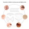 Reusable Face Wrinkle Patches, 17Pcs Silicone Anti‑Wrinkle Anti Wrinkle Silicone Neck Chest Chin Wrinkle For Patches Wrinkle Strips