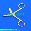 2 Bandage Scissors 3.5" FULLY GOLD Surgical First Aid