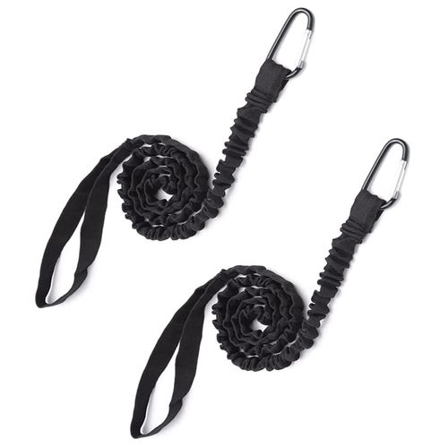 Asusee Leash Cord Paddle Leash Set of 2 Strap Cord Safety Cord Oxford Cloth Elastic Cord Length 1.5M Surfing High Elasticity for Lanyard, Fishing, Surfing, Kayaking, Canoe, Paddle, Outdoor