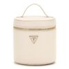 GUESS Round Beauty Case Cream, cream