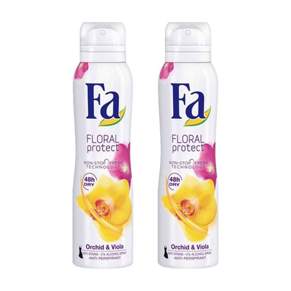 Floral Protect Orchid & Viola 150 Ml Kadın Deodorant Sprey X2