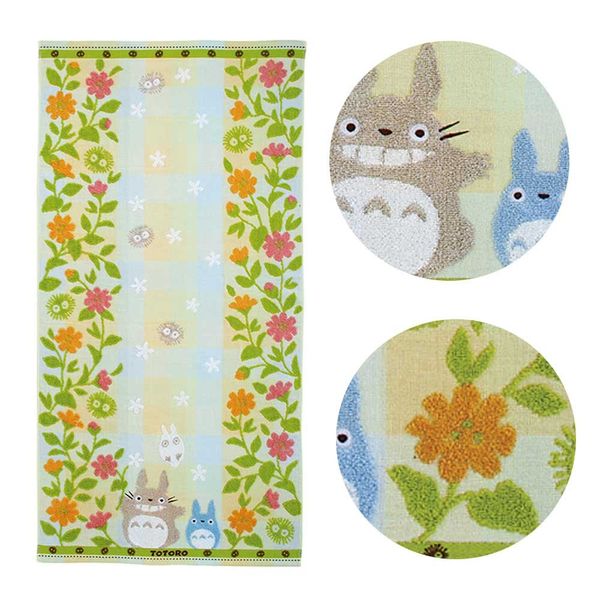 0590205700/丸眞/Studio Ghibli Collection Bath Towel My Neighbor Totoro Flower []/ Studio/Cotton/Bath/Hand Wash