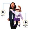 25" Sarah, Peach Mom/Teacher, Full Body, Ventriloquist Style Puppet