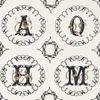 Gift Wrap - Alphabet - Cream
