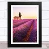 Lavender Fields Collection Design 3 Home Wall Art Print