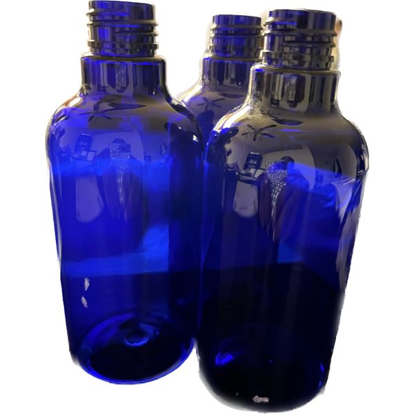 Cobalt Plastic 8oz Bottles BPA Free Cosmetic 