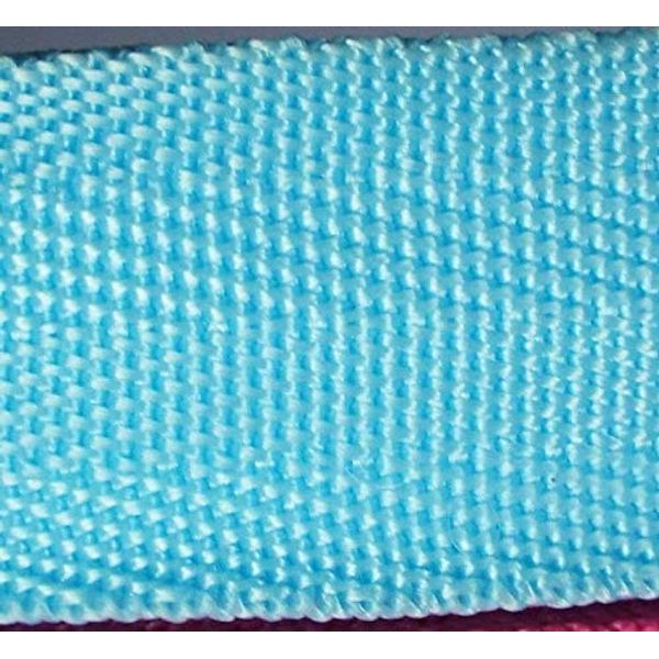 Be-Creative Thick HERRINGBONE Webbing Bag Handles Belting Strapping Strong Nylon - 4 Meter (Light Blue)