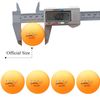 MAPOL 50- Pack Orange 3-Star Premium Ping Pong Balls Bulk,Advanced Training Table Tennis Ball