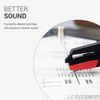 kwmobile Cartridge Alignment Protractor - Overhang Adjustment, Tracking Error Correction, Record Needle, Protractor - Improved Sound Quality Temple Acrylic