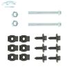 16pcs Front Leaf Spring Bracket Mounting Eye Bolts J-Clips For 1968-79 Nova