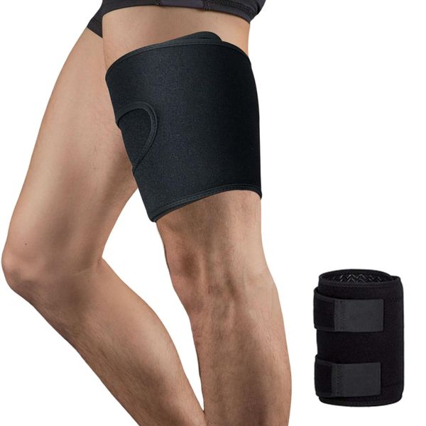 USHXVG 1 Piece Sports Leg Band, Leg Pressure Band, Muscle Support Band, Anti-Strain And Sprain Pressure Band, Elastic Sports Leg Band, Suitable For Sports And Cycling