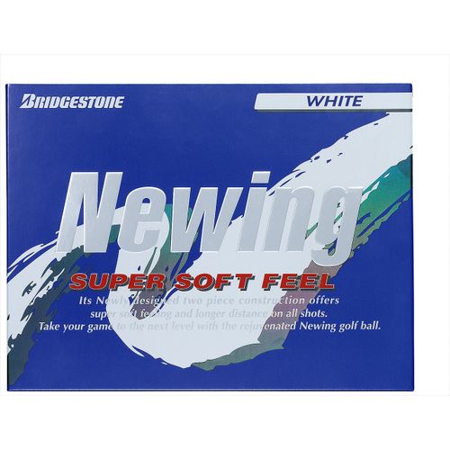 BRIDGESTONE NCWX White Gradient Soft Core Golf Ball Newing New Super Soft Feel Unisex
