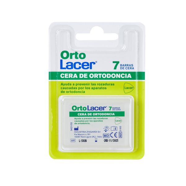 LACER ORTOLACER CERA DE ORTODONCIA 7 BARRAS