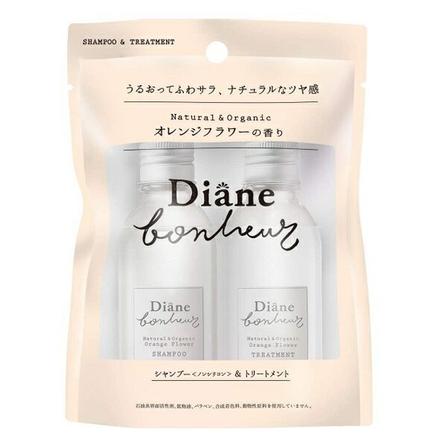 Diane Bonheur Moist Relax Orange Flower Scent Starter Kit Trial Shampoo &amp; Treatment Set 40ml x 2 Diane