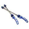 Quick Release MTB Road Bike Cycling Car Front Rear Set (Blue)