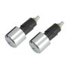 Solid Iron 7/8" 22mm Handle Bar Ends Heavy Weight Vibration Reducing Grip Plugs