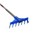 MINI-RAKE GOLF GRIP RAKE/PERSONAL GOLF RAKE THAT ATTACHES TO YOUR GOLF GRIP (Blue)
